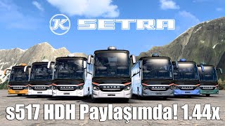 Ets 2 Setra S517 Hdh Paylaşımda 1.44X Tam Sürüm