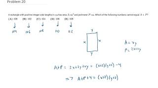 2015 AMC 10A: Problem 20