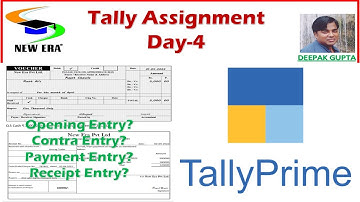 Tally Prime Assignment 4 By Deepak Gupta