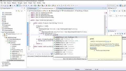 leer un fichero serializado