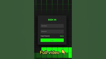 Modern Login Form with Neon Background Effect using HTML & CSS Only #shorts #codiguin