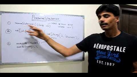 JDBC Prepared Statements