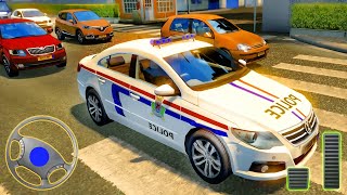 Police Car Spooky Stunt Parking - Rescue Car Driving Game | Android Gameplay screenshot 1