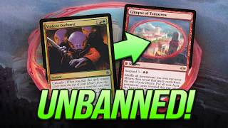 A WILD COMBO RETURNS! Violent Outburst UNBAN for Glimpse of Tomorrow — Modern | Magic: The Gathering