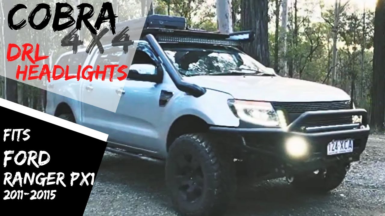 Ranger PX1 headlight DRL projector T6 LED Cobra 4x4 Oz best Dealz tough ...