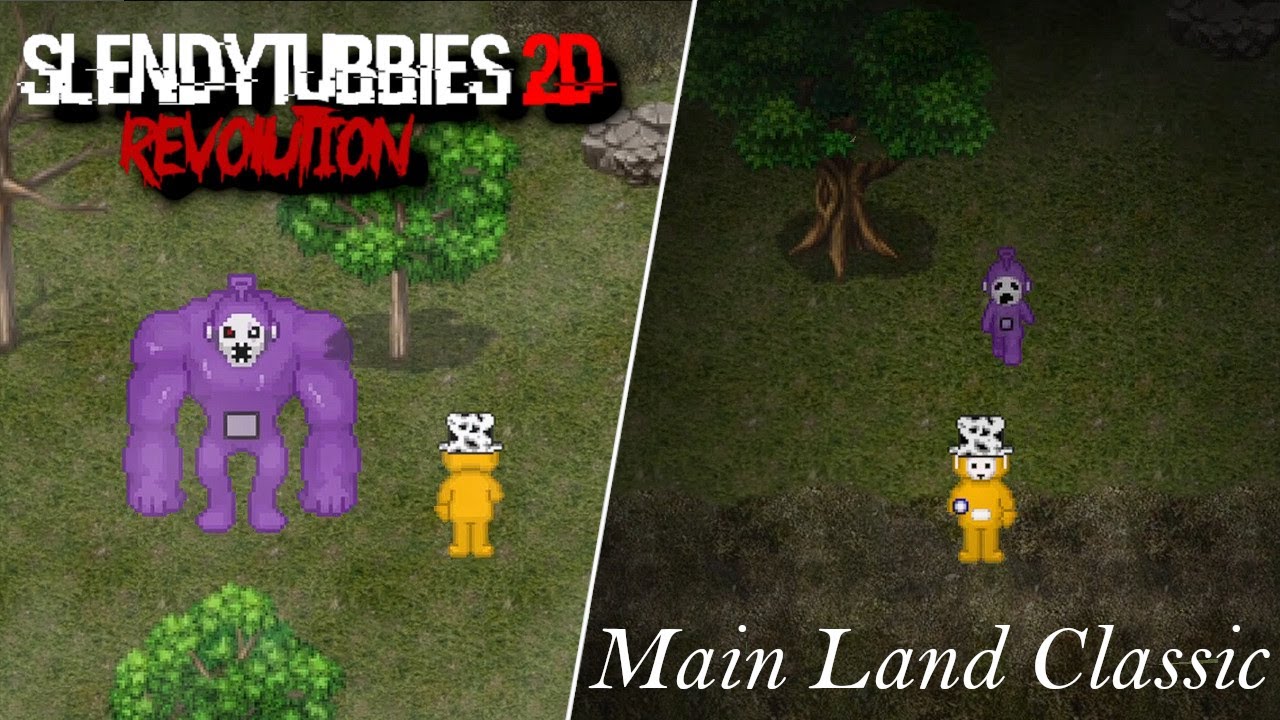 Slendytubbies 2D Revolution - Versus Mode  Main Land (Day, Night, Classic)  