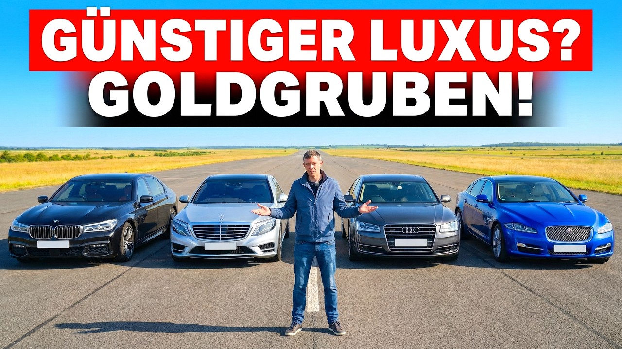 4 Günstige LUXUS-Autos, Die JEDER Ignoriert (Dabei Sind Sie In Wahrheit Absolute Goldgruben)