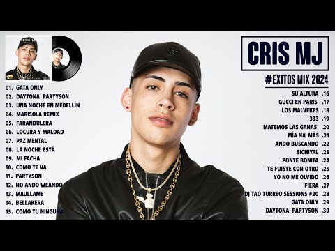 CRIS MJ TOP TENDENCIA 2024 - MEJOR COLECCIÓN DE CANCIONES DE CRIS MJ 2024 - ÁLBUM MÁS ÉXITOS 2024