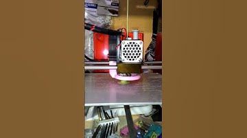 Timelapse of Anet A6 printing Mini Hex Key Socket Wrench in #camo PLA #fail #3d #3dprinter #wrench