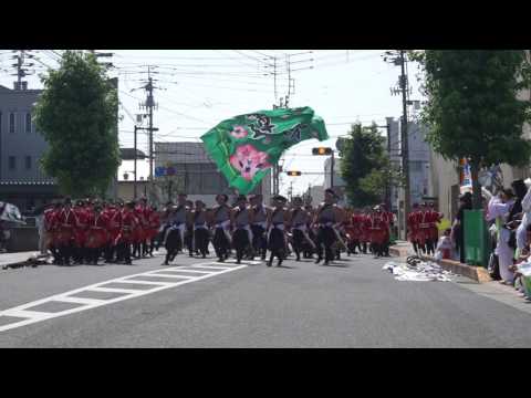 蓮雫2017　銭形よさこい　中央町会場