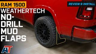2025-2026 RAM 1500 Weathertech No-Drill Mud Flaps Review & Install