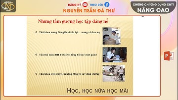 Nâng cao 16.7.2017 Đề 1 PowerPoint | Tạo dòng chữ chạy đi, chạy lại LIÊN TỤC | CC Ứng dụng CNTT
