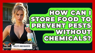 How Can I Store Food To Prevent Pests Without Chemicals? - Insects and Invaders
