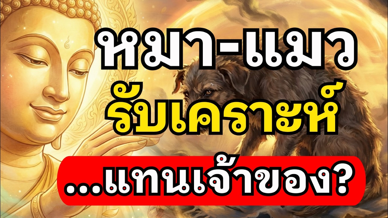 หมา-แมว รับเคราะห์แทนเจ้าของ? เปิดความลับกฎแห่งกรรมและวิธีแก้ไข