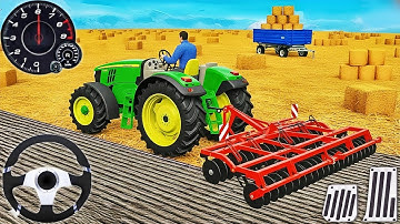 Modern Tractor Farming Driving Simulator 3D - New Tractor Games 2025 - Android Gameplay