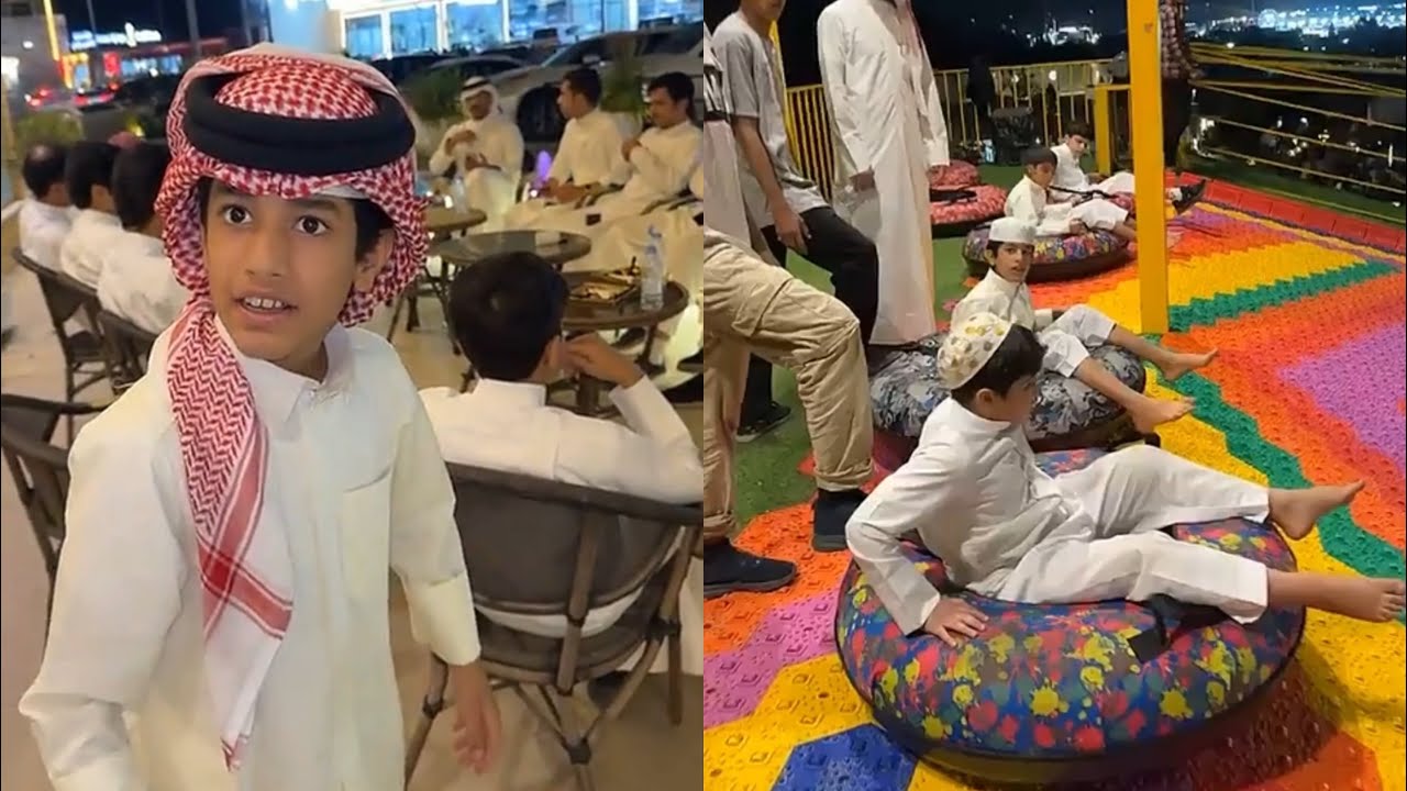 احمد تورط بالحساب ورجع يدور قطية 😂 ركبوا الزحليقة 😂 