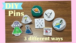 3 more Ways to Make Pins (without plastic)