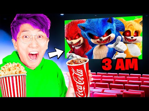 DO NOT WATCH SONIC.EXE MOVIE AT 3AM!? (EVIL SONIC ATTACKED US)