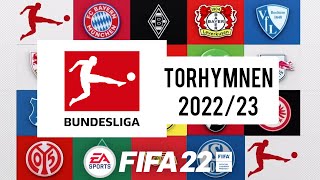 FIFA 22: Alle Torhymnen der 1. Bundesliga 2022/23