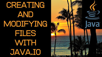 Creating and Modifying Files With Java.IO API - Beginner Java Tutorial