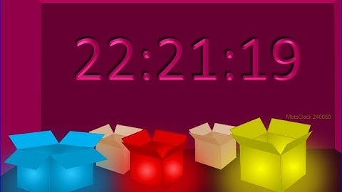 MatsClock 240060 - Free Animated PowerPoint Digital Clock