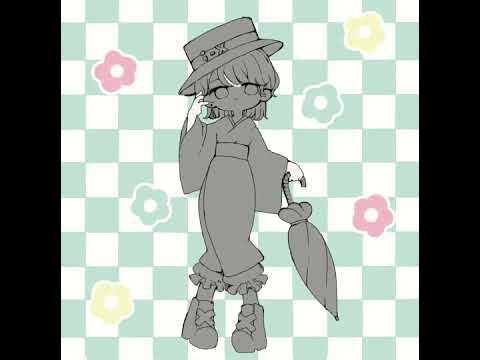 【イラストメイキング】和ロリ風衣装