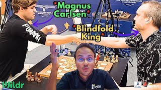 Magnus Carlsen crushes the Blindfold King in the Spanish | Carlsen vs Gareyev | World Rapid 2023