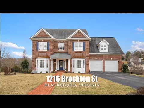 1216 Brockton St, Blacksburg, VA home video tour
