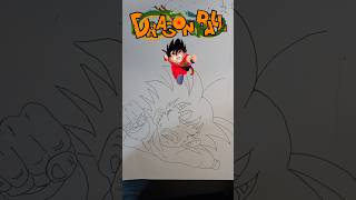 DIBUJANDO a Goku niño 🙉!! #goku #picoro #dragonball