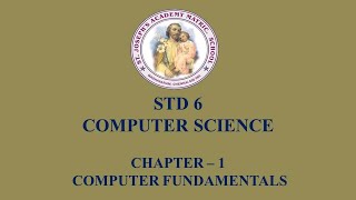 Celebrity COMPUTER SCIENCE STD 6 | COMPUTER FUNDAMENTALS | CHAPTER - 1 Net Worth