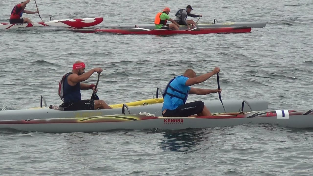 Гребля outrigger canoe surfski kayak 10000. Контрольная тренировка(Кубок Патрокла) Владивосток  ч.1