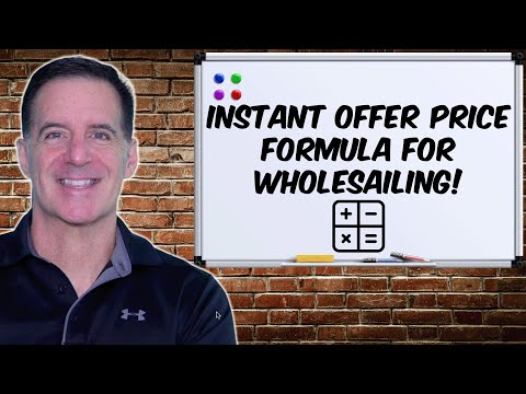 My Ultimate Formula to Calculate an Instant Offer Price Wholesale Real Estate
