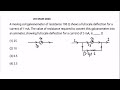 A moving coil galvanometer of resistance 100 Ω shows a full scale deflection