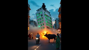 Surviving the Landslide Every Second Counts,Be safe🚨 #disaster #landslide #shortvideo #shorts