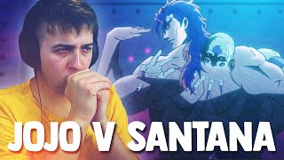 JOJO vs SANTANA!! JoJo's Bizarre Adventure Episode Part 2 Episode 4 Reaction