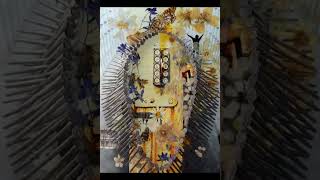 Rusty Staircase to Heaven. Art video collage.