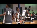 YOUNGER PLAYERS DOMINATING OLDER PLAYERS! Zion Harmon & Terrence Clarke Shows OUT at Nike Elite 100!