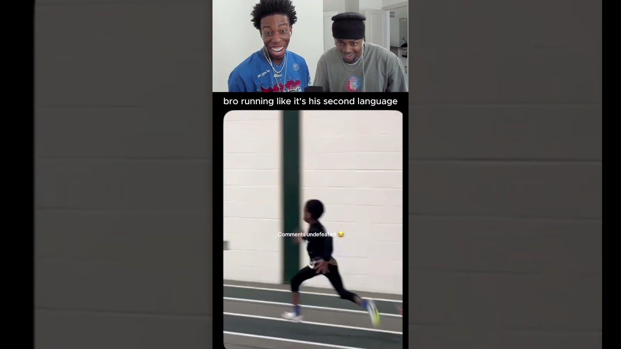 why he running like that