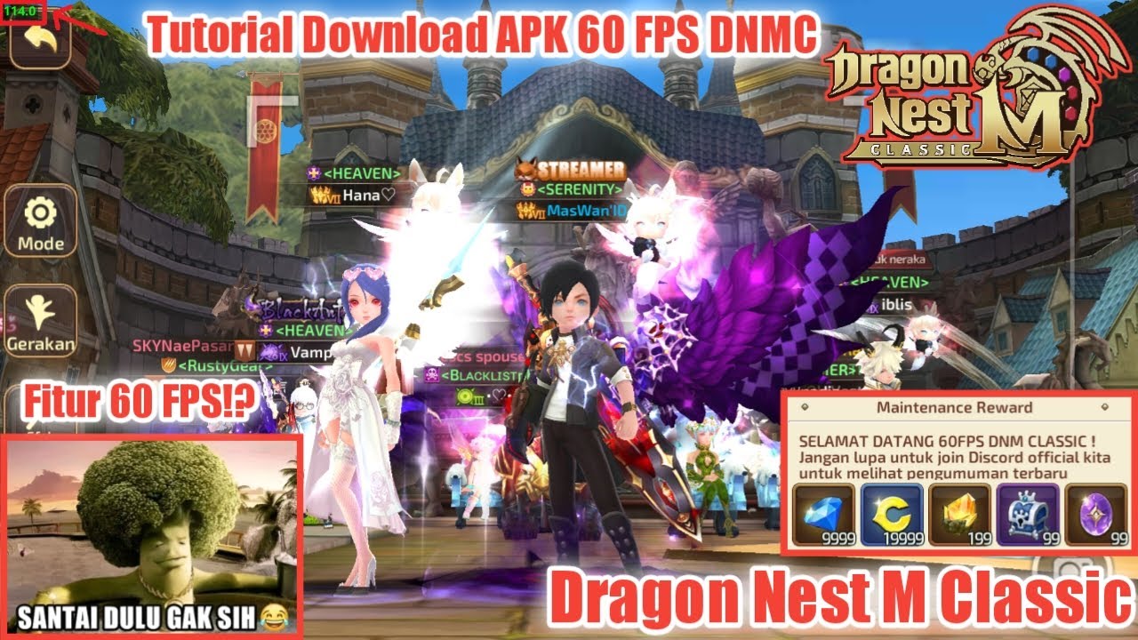 60 FPS DNMC!? Tutorial Download & Install APK 60 FPS