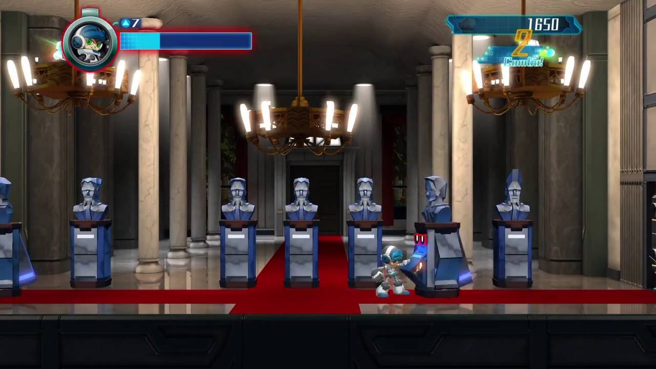 Mighty No. 9: Part 18: Level 8: Countershade: Capitol Building 1/2