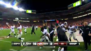 Sebastian Janikowski's 63-Yard Field Goal Ties NFL Record