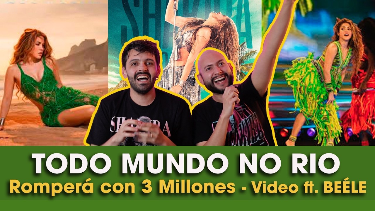 Shakicabana 🇧🇷 | 3 millones en Todo Mundo No Rio Shakira 💃🏻 | Video en Bquilla con Beele 😱