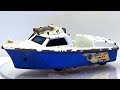 Matchbox renovation Police Launch No. 52 police boat. Diecast model. Making parts.