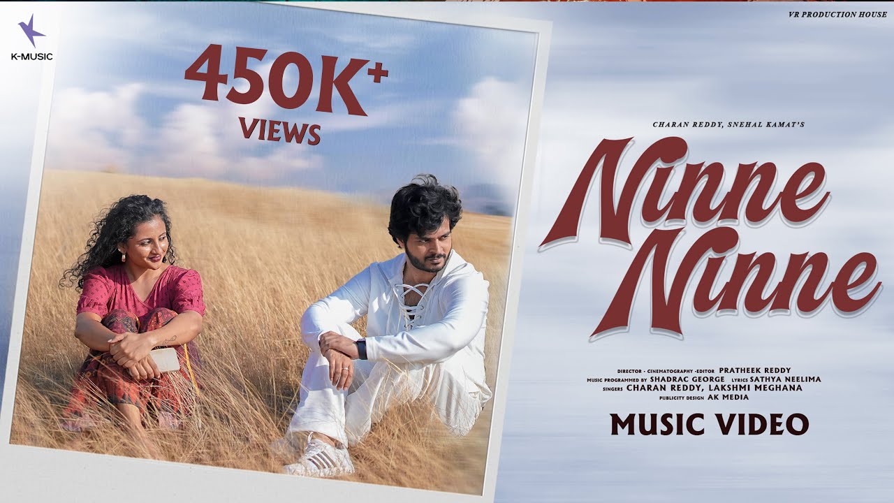 Ninne Ninne Full Song | Charan Reddy | Snehal Kamat | Shadrac George | K Music Telugu