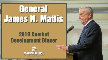 General Mattis at the 2019 Combat Development Dinner
