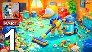 Clean It All Hoarding Cleaning - Gameplay Walkthrough Part 1 - House Cleaning Master (Android, iOS) screenshot 1