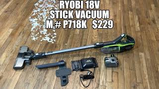 Ryobi 18v Stick Vacuum Review