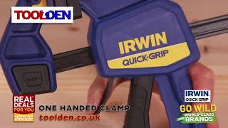 Real Deals For You | Irwin One Handed Clamp | Toolden