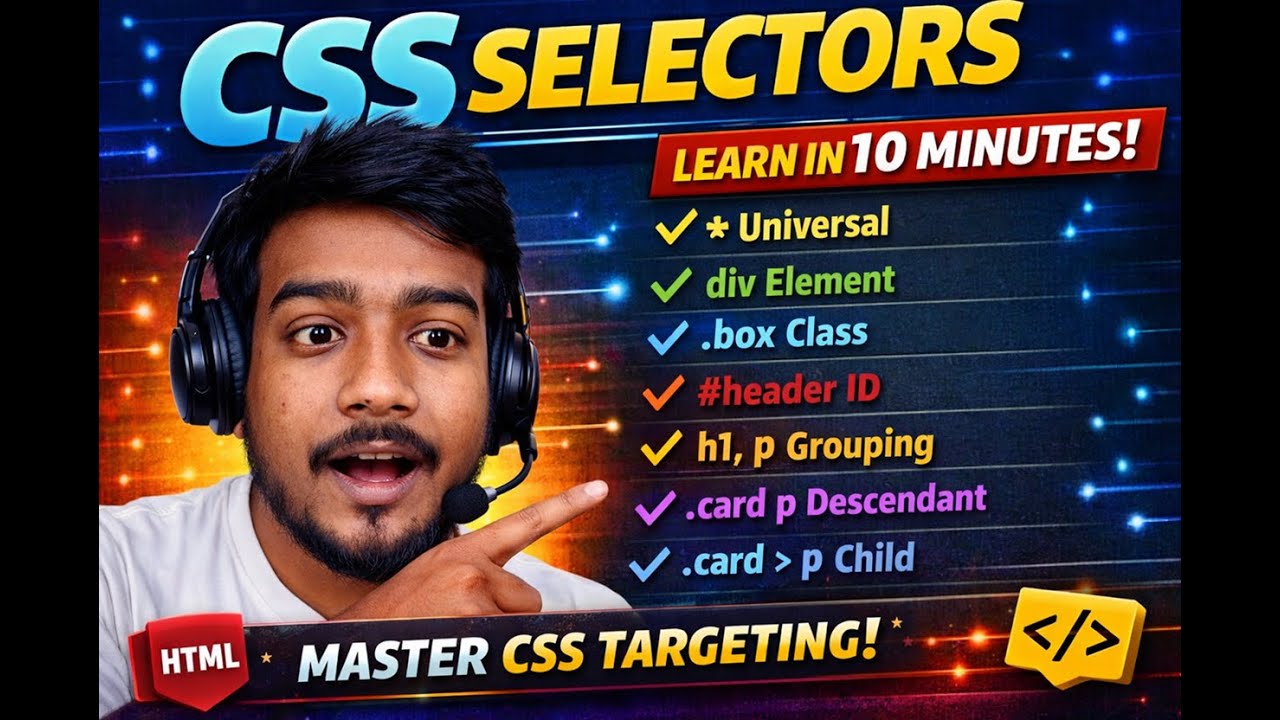 CSS Selectors for Beginners | Complete Guide with Examples