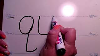 Fundations qu Letter Formation